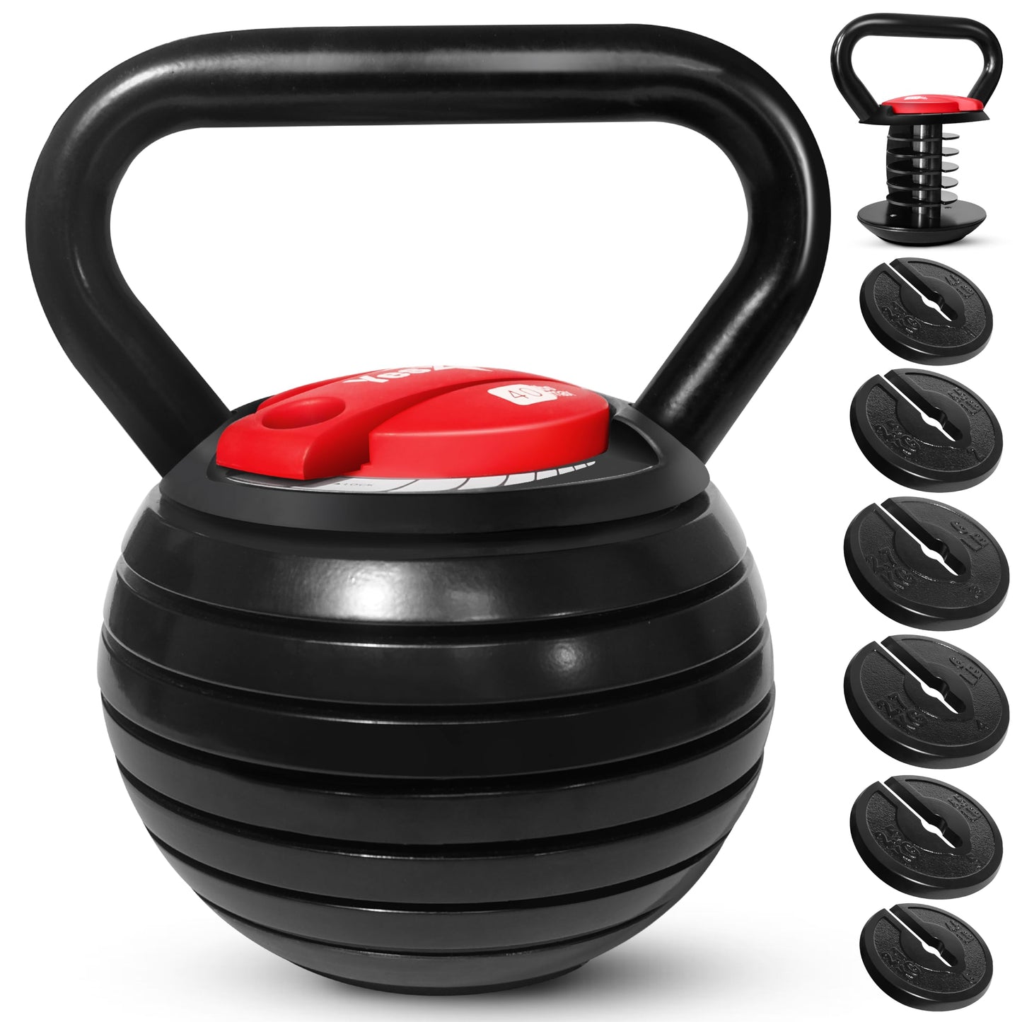 Adjustable Kettlebell Set for Strength Training