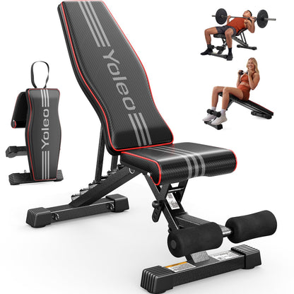 Adjustable Weight Bench for Home Gym Training