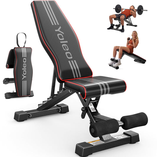 Adjustable Weight Bench for Home Gym Training