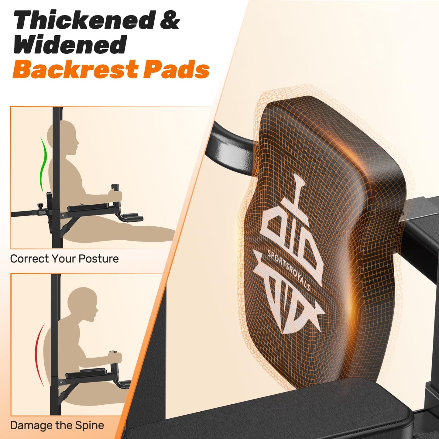 Power Tower Pull Up Station for Home Gym