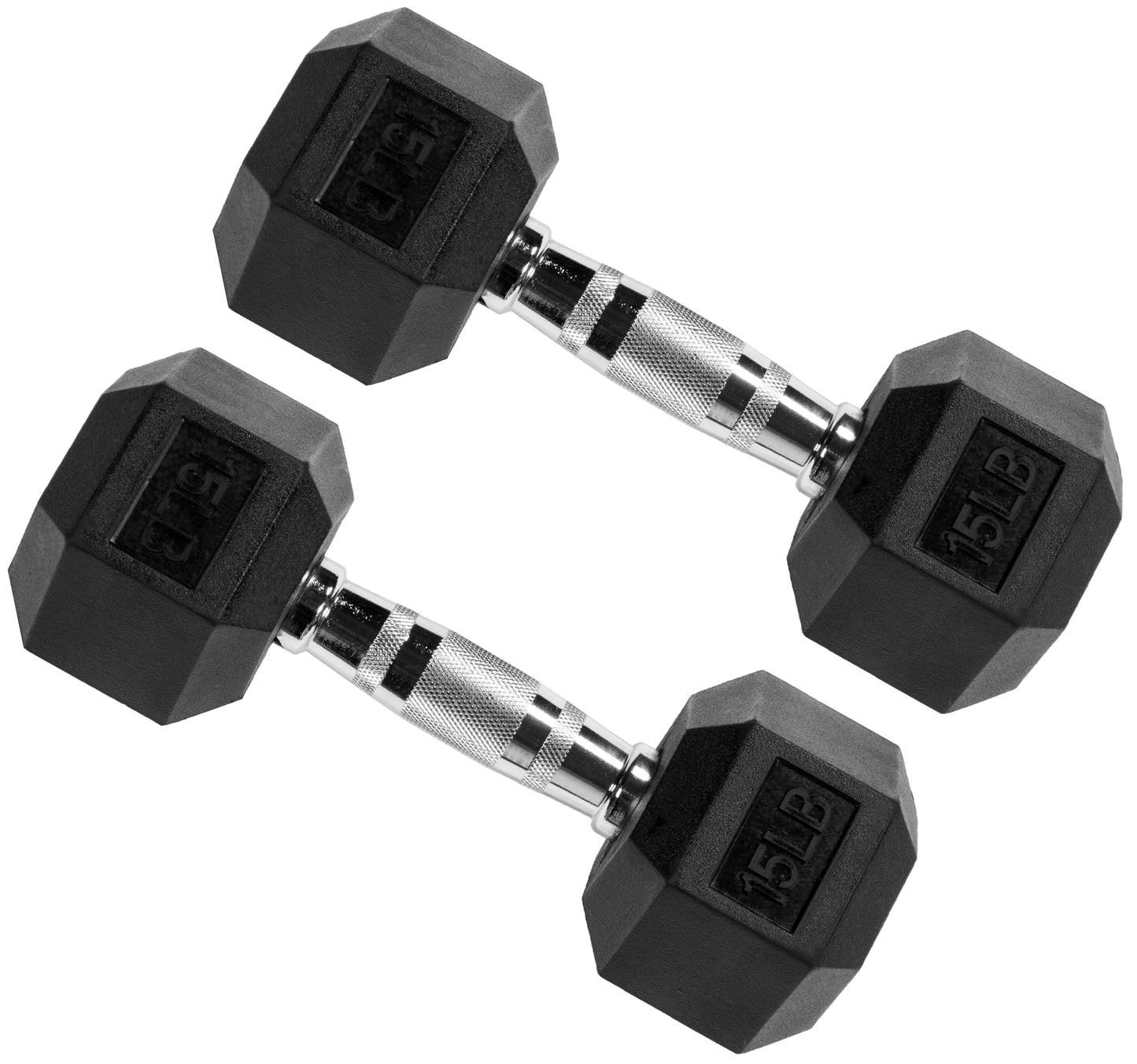 Rubber Coated Hex Dumbbells for Home Training