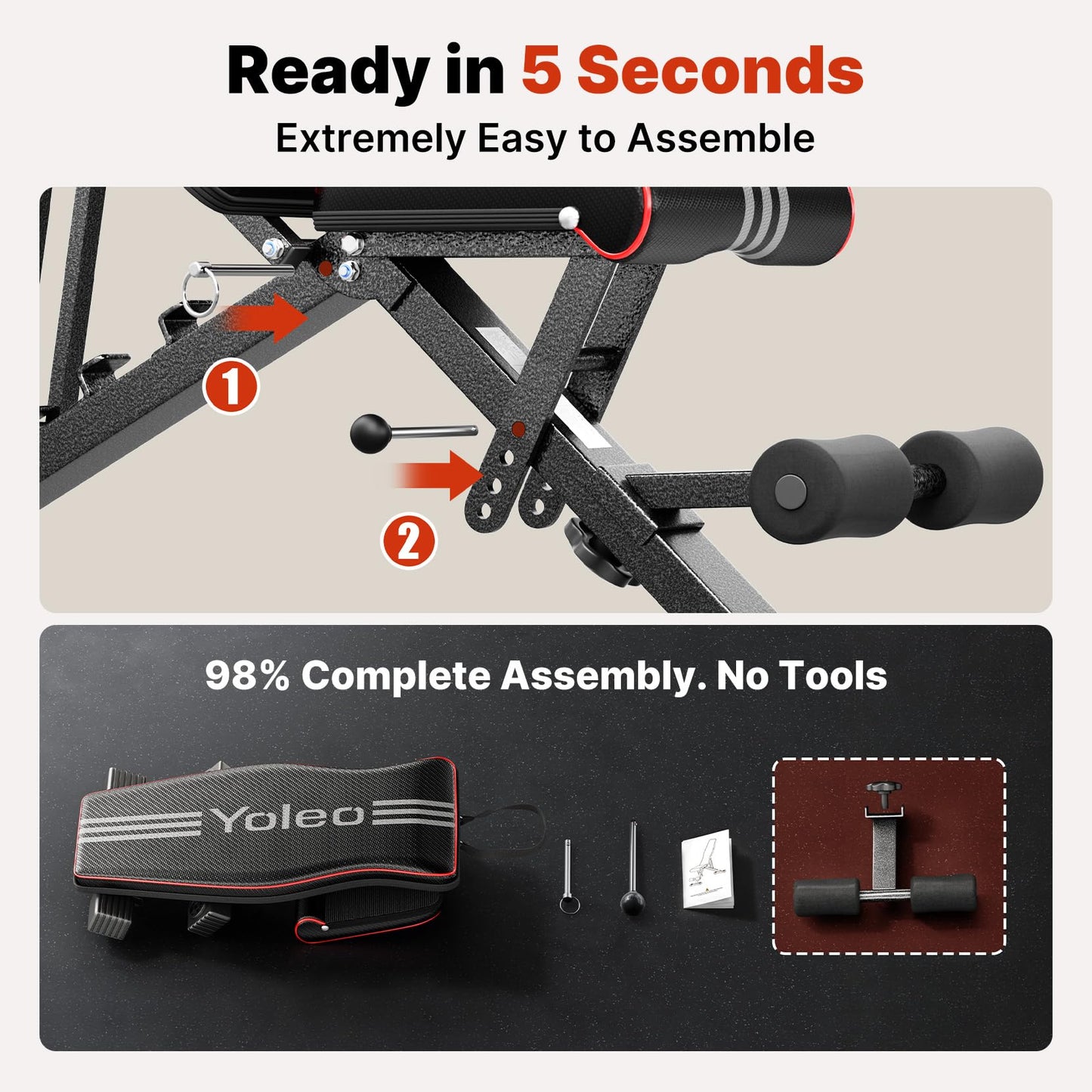 Adjustable Weight Bench for Home Gym Training