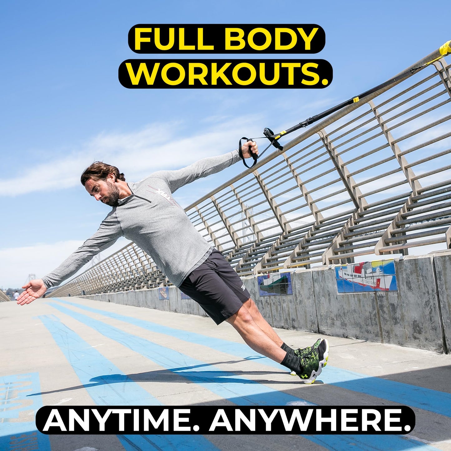 Portable Suspension Trainer for Full Body Workouts