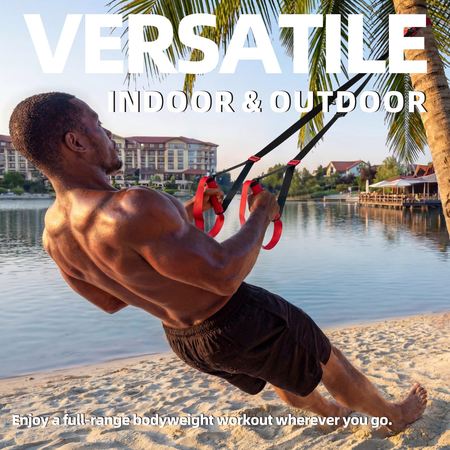 Suspension Straps with Door Anchor for Training