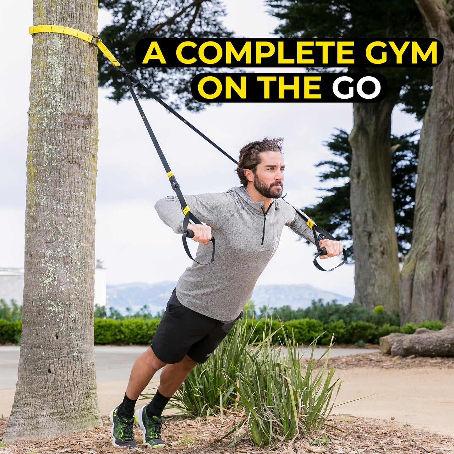 Portable Suspension Trainer for Full Body Workouts